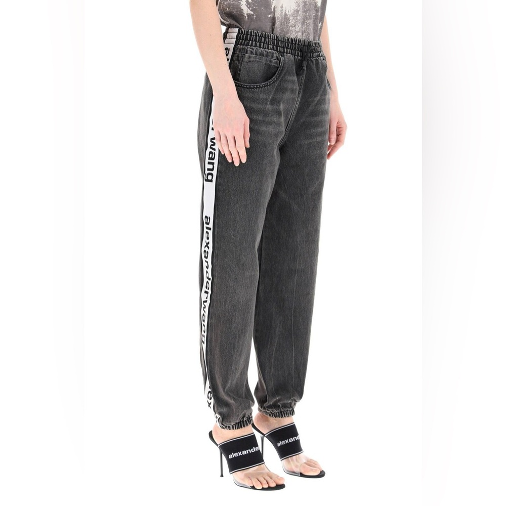 Alexander Wang Denim Logo Jogger